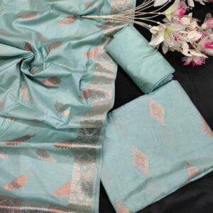 Banarasi butter silk suit
