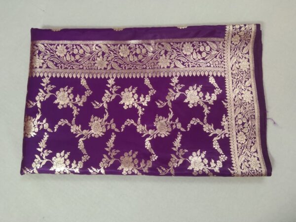 Buy banarasi shorten silk saree luxury at sale prices - Image 4